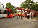 KVB Bahn entgleist Koeln Suelz Hermeskeilerstr Am Beethovenpark P042